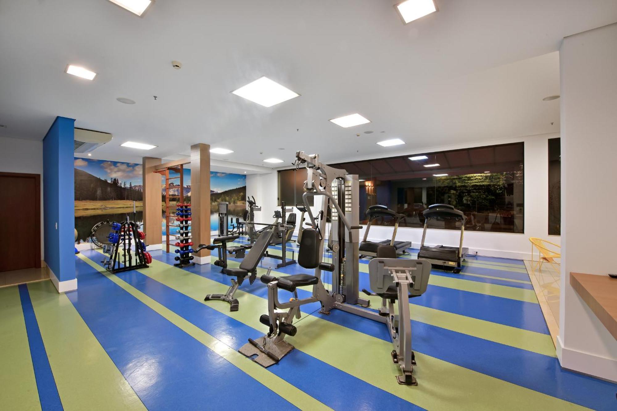 Hotel Mont Blanc Premium 리베이라오프레토 외부 사진 The gym at the hotel